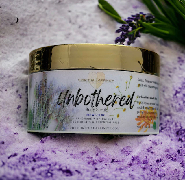 Unleash Your Lavender Glow: Unbothered Body Scrub