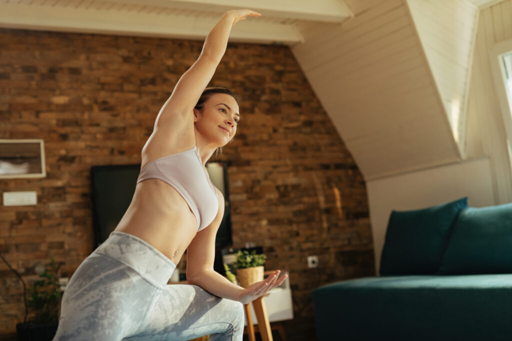 modern wellness lifestyle photography happy digestion